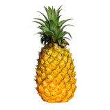 Modern Artificial Pineapple Fake Fruit Figurine Plant Decor Yellow 21x8cm