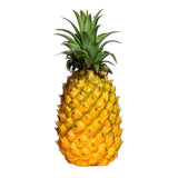 Modern Artificial Pineapple Fake Fruit Figurine Plant Decor Yellow 21x8cm