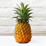 Modern Artificial Pineapple Fake Fruit Figurine Plant Decor Yellow 21x8cm