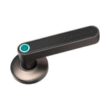 Smart Fingerprint Door Lock Bluetooth App Home Entry Handle Lock Black