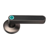 Smart Fingerprint Door Lock Bluetooth App Home Entry Handle Lock Black