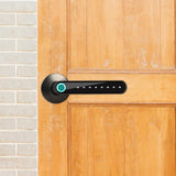 Smart Fingerprint Door Lock Bluetooth App Home Entry Handle Lock Black