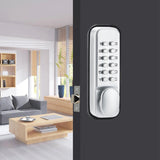 Keyless Mechanical Entry Door Lock Digital Code Combination Lock with Keypad