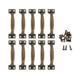 Maxbell Classic Bow Pull Handles Door Knobs for Wardrobes Dressing Tables Restaurant Bronze