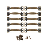 Maxbell Classic Bow Pull Handles Door Knobs for Wardrobes Dressing Tables Restaurant Bronze