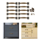 Maxbell Classic Bow Pull Handles Door Knobs for Wardrobes Dressing Tables Restaurant Bronze