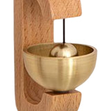 Maxbell Maxbell Wind Chime Door Bell Magnetic Wood Brass Ornament Home Decor Beech D