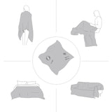 Bohemian Sofa Blanket Throw Cover Soft with Tassel Couch Slipcover 180x340cm