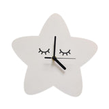 Maxbell Maxbell Cute Wall Clock Kids Home Birthday Children Silent Playroom  White