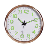 Maxbell Maxbell Luminous Wall Clock Silent Night Lights Non Ticking Quartz Clocks White