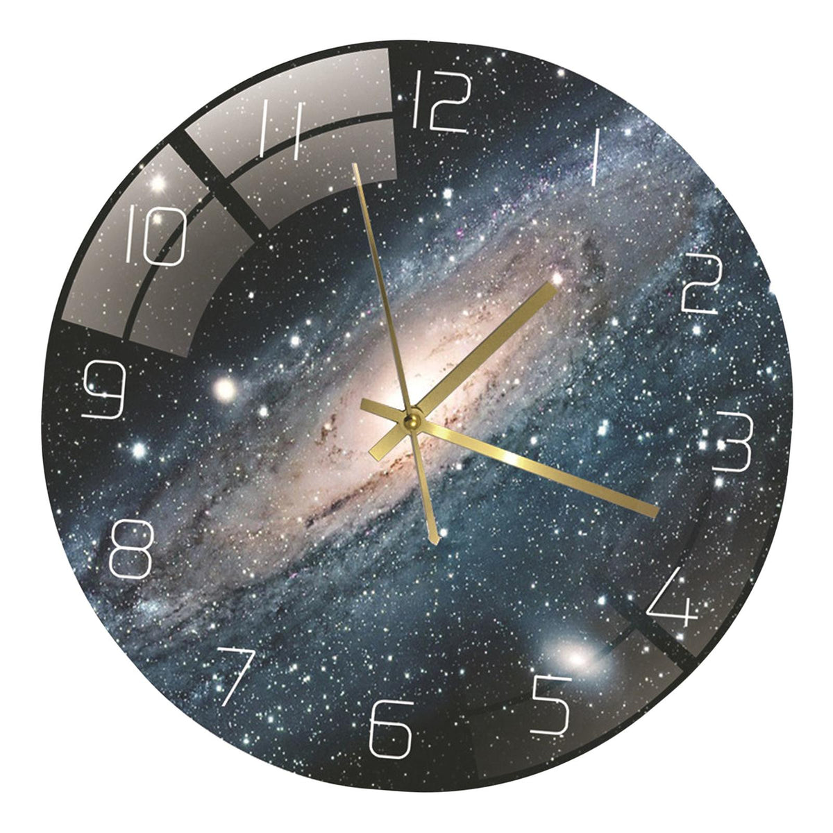 Maxbell Maxbell 30cm Quartz Clocks Non Ticking Party Modern Acrylic Wall Clock Decor Style A