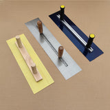 Maxbell Plastering Trowel Normal Polish with Ergonomic Handle Fluent for Concrete  Blue Steel