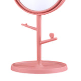 Maxbell Makeup Mirror Rotatable Detachable Decorative for Bedroom Bathroom Dresser Pink Yellow