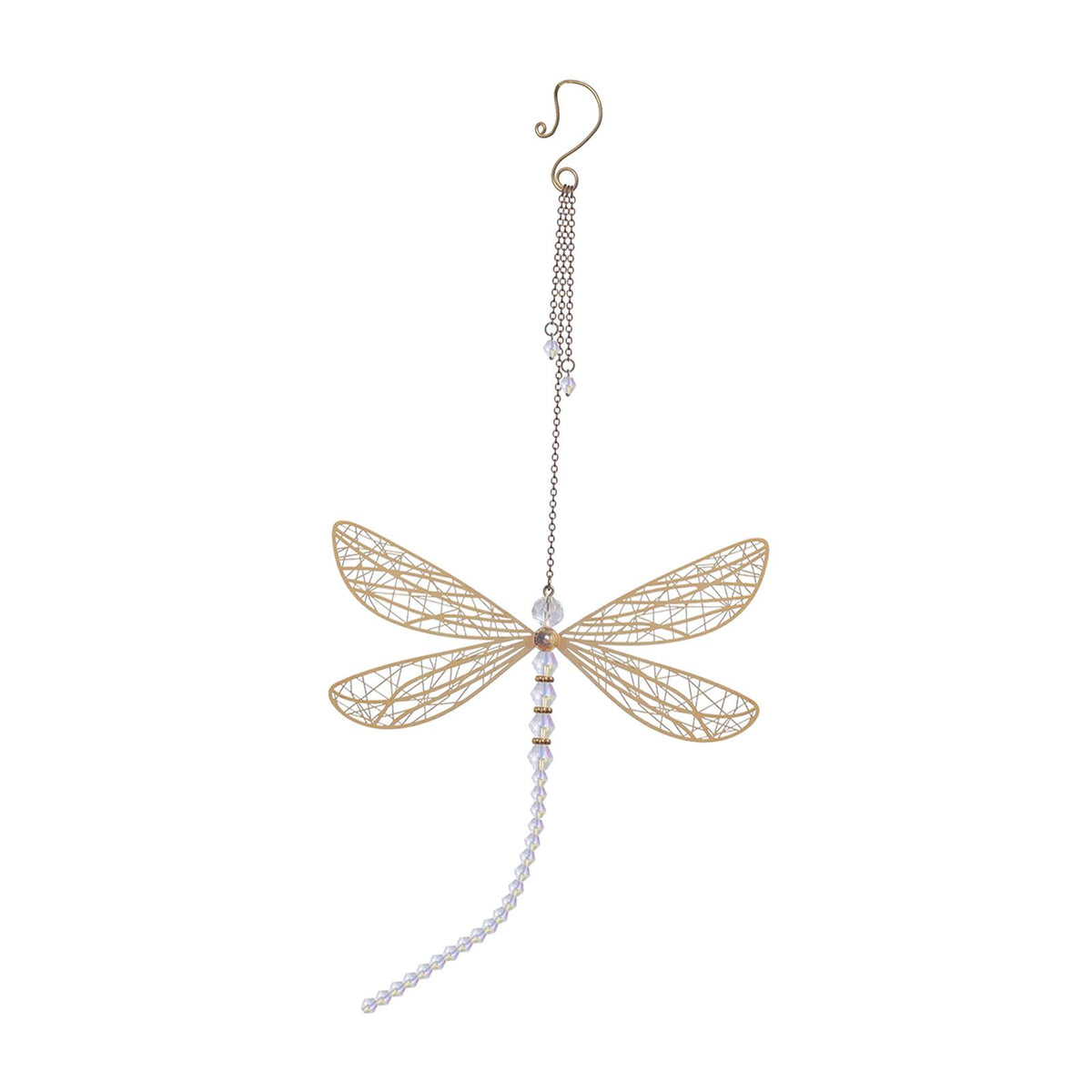 Maxbell Maxbell Crystal Ball Prism Window Hanging Rainbow Maker Pendants Home Metal Wings