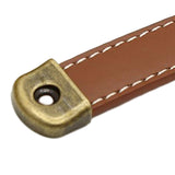 Maxbell PU Leather Luggage Handle Handle Replace Cabinet Pulls Khaki Brown