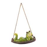 Maxbell Maxbell Indoor Outdoor Cute Hanging Frog Statue Funny Simulation Animal Decoration