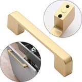 Maxbell Golden Brushed Cabinet Handle Hardware for Closet Furniture Bedroom Dresser