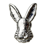 Maxbell Rabbit Knob Single Hole Handle with Screw for Kitchen Cabinet Dresser Closet Silver