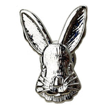 Maxbell Rabbit Knob Single Hole Handle with Screw for Kitchen Cabinet Dresser Closet Silver