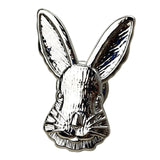 Maxbell Rabbit Knob Single Hole Handle with Screw for Kitchen Cabinet Dresser Closet Silver