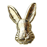 Maxbell Rabbit Knob Single Hole Handle with Screw for Kitchen Cabinet Dresser Closet Gold