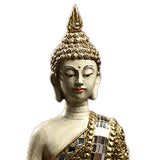 Maxbell Maxbell Sitting Buddha Statue Resin Figurine Handcrafted Decoration Collectibles StyleC
