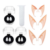 Maxbell 2xElf Ears Costume Accessories Long for Cosplay Christmas Halloween yellow