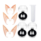 Maxbell 2xElf Ears Costume Accessories Long for Cosplay Christmas Halloween yellow