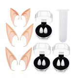 Maxbell 3xElf Ears Costume Accessories Long for Cosplay Christmas Halloween yellow