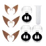 Maxbell 2xElf Ears Costume Accessories Long for Cosplay Christmas Halloween coffee