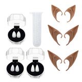 Maxbell 2xElf Ears Costume Accessories Long for Cosplay Christmas Halloween coffee