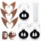 Maxbell 2xElf Ears Costume Accessories Long for Cosplay Christmas Halloween coffee