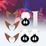 Maxbell 2xElf Ears Costume Accessories Long for Cosplay Christmas Halloween coffee