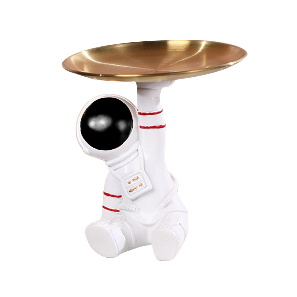 Maxbell Maxbell Figurine Storage Tray Statue Phone Holder Keys Candy for Office Decoration Black