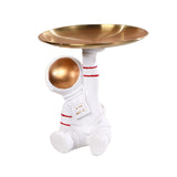 Maxbell Maxbell Figurine Storage Tray Statue Phone Holder Keys Candy for Office Decoration Golden
