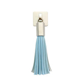 Maxbell PU Leather Tassel Drawer Pulls Zinc Alloy for Cupboard Desk Cabinet Blue