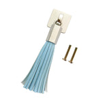 Maxbell PU Leather Tassel Drawer Pulls Zinc Alloy for Cupboard Desk Cabinet Blue