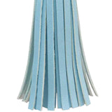 Maxbell PU Leather Tassel Drawer Pulls Zinc Alloy for Cupboard Desk Cabinet Blue