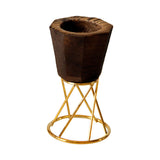 Maxbell Maxbell Wooden Candle Holders Candlestick Tealight Housewarming Candelabras Home Black