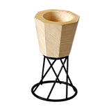 Maxbell Maxbell Wooden Candle Holders Candlestick Tealight Housewarming Candelabras Home Natural