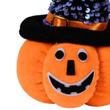 Maxbell Creative Halloween Pumpkin Doll Plush Toy Gift Ornaments for Holiday Pointed 13cmx21cm