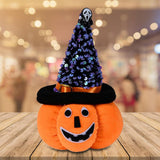 Maxbell Creative Halloween Pumpkin Doll Plush Toy Gift Ornaments for Holiday Pointed 13cmx21cm