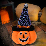 Maxbell Creative Halloween Pumpkin Doll Plush Toy Gift Ornaments for Holiday Pointed 13cmx21cm