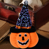 Maxbell Creative Halloween Pumpkin Doll Plush Toy Gift Ornaments for Holiday Pointed 13cmx21cm