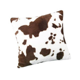 Maxbell Cow Pattern Printed 18x18 Inches Pillowcase Cushion Cover Durable Brown