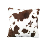 Maxbell Cow Pattern Printed 18x18 Inches Pillowcase Cushion Cover Durable Brown