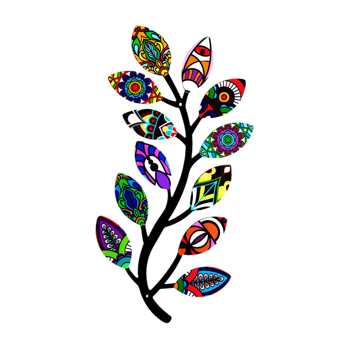 Maxbell Maxbell Metal Tree Branch Wall Art Decor, Wall Sculpture for Home Living Room Patio StyleC