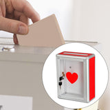 Maxbell Donation Box Suggestion Box Wedding Cards Box for Baby Shower Charity Mail Above