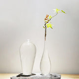 Maxbell 2x Modern Glass Vase Floral Vases Flower Vase for Decor Accessories