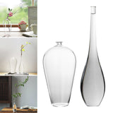 Maxbell 2x Modern Glass Vase Floral Vases Flower Vase for Decor Accessories